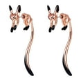 thumbnail image 2 of Pendientes colgantes de zorro Zulema para Mujer oro, 2 of 7