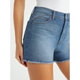 thumbnail image 4 of Sofia Jeans Women's Chi Shortie High Rise Fray Hem Shorts, 3.5" Inseam, Sizes 00-31, 4 of 6