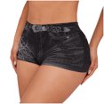 thumbnail image 2 of Rezuofi 1 Pcs Faux Jeans Shorts for Women Summer Mid Rise Stretchy Denim Shorts Butt Lifting Slimming Ripped Shorts for Curvy Women 2025, 2 of 6