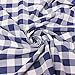 thumbnail image 2 of 60" Wide Checkered Gingham Buffalo Check Polyester Poplin Fabric - Navy & White - 25 Yards, 2 of 2
