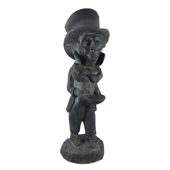 Zeckos Alice In Wonderland Mad Hatter Garden / Patio Statue