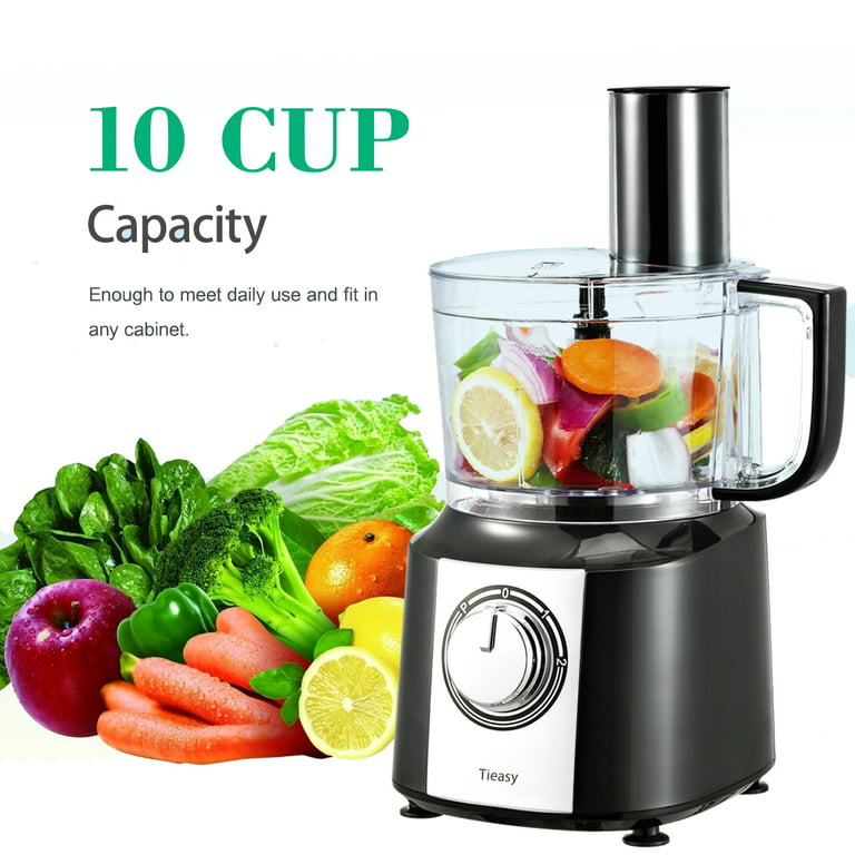 13 Cup Food Processor Blender Combo Vegetable Chopper, Food