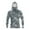 Gray, variant on WTOBBY Men's Summer Camouflage Quick-Dry Long Sleeve T-Shirt Sun Protective Hooded Top for Fishing Fitness Sports, Lightweight Breathable with UPF 50+ ,Dark Blue L