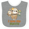thumbnail image 3 of Inktastic Sloth I Love My Granny Boys or Girls Baby Bib, 3 of 4