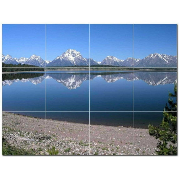 Mountain Ceramic Tile Mural Kitchen Backsplash Bathroom Shower 401124-XL43