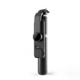 thumbnail image 1 of Q02s Foldable Selfie Stick Wireless Bluetooth Mini Tripod With Fill Light Shutter Remote Control black, 1 of 5