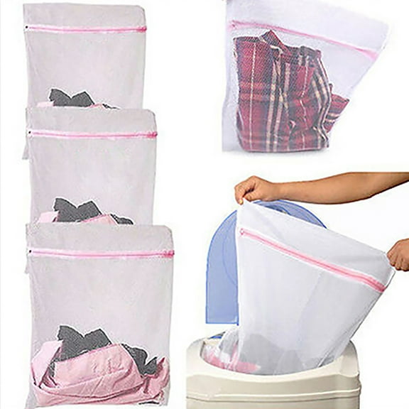 Joernso Home Washing Machine Laundry Bag Bra Underwear Clothes Mesh Net Storage Zipper Pouch