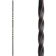 thumbnail image 1 of 0.5 x 44 in. Double Twist Solid Iron Baluster, Oil Rubbed Copper, 1 of 1