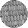 thumbnail image 1 of Ahgly Company Machine Washable Indoor Round Transitional Dim Gray Area Rugs, 4' Round, 1 of 7