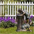 thumbnail image 4 of Indoor/outdoor Fountain Statue Resin Garden Sculpture Courtyard Art Decoration, 4 of 7