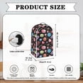 thumbnail image 6 of HELLHERO Oil Proof 15.94"H x 9.45"L x 7.28"W Coffee Machine Dust Cover Machine Washable Handle Food Processor Cover for Kitchen Dessert, 6 of 6