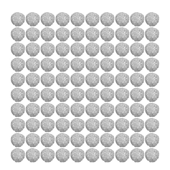 Filtro de pantalla de bola para pipa de tabaco, 100 Uds., 16mm, acero inoxidable, lavable para fumar