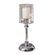 thumbnail image 5 of Portavelas de Pilar con Candelabro de Vidrio Base de Metal Robusta Pantalla Decorativa, 5 of 9