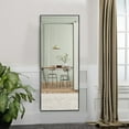 thumbnail image 3 of 16" x 50" Black Modern Floor Mirror, 3 of 12
