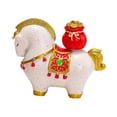 thumbnail image 2 of Adornos de figuras de caballos, miniaturas coleccionables, minifiguras de resina, estatuas de caballos Bolsa de la suerte, 2 of 9