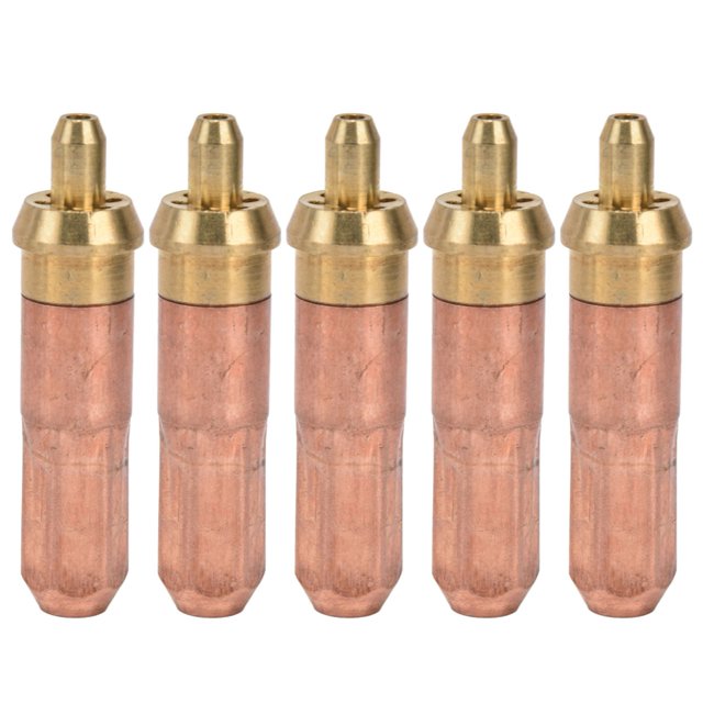 Accesorio para Pistola de Soldadura Mig, 5 Piezas Puntas de soplete de Corte de propano Forma de Anillo de Ciruela Consumibles Accesorios Punta de Corte de Gas Boquillas de Soldadura de oxígeno