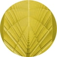 thumbnail image 1 of Ahgly Company Tapis Rond Lavable en Machine Intérieur Transitionnel Jaune Doré, 4 Pieds Rond, 1 of 7
