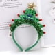 thumbnail image 3 of Diadema de árbol de Navidad verde para niños, regalos de Navidad para niños, decoración de Feliz Navidad para el hogar, adornos de Navidad, 2023, 3 of 3