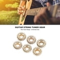 thumbnail image 3 of Guitar Tuner Gear, 6PCS Metal Hex Hole Gear String Button Gear Knobs Tuning Keys for Folk Classic Electric Guitars, 3 of 7