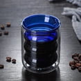 thumbnail image 1 of Dvkptbk Tasse à Lait Anti-Brûlure Adorable Double Verre Tasse à Café au Lait avec Bouche Ronde, 1 of 2