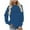 #071-Blue, variant on Ounisa Women's Sweatshirt Printed Crew Neck Casual Sports Sweatshirt Grandma Shirt Cute Long Sleeved Pullover Top