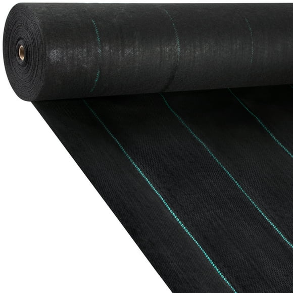 VEVOR Weed Barrier, 5.8oz Landscape Fabric, 4ft x 100ft Garden Ground Cover, Heavy Duty Woven Fabric w/ High Permeability, Superior Weed Control for Greenhouse, Garden, Pavers, Sidewalk, Flowerbed