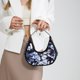 thumbnail image 5 of Bolso de hombro de media luna para mujer, de piel sintética, sencillo, para uso diario, bolso de viaje para mujer, 5 of 6