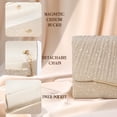thumbnail image 4 of Suede Evening Bag Formal Clutch Purses for Women Sparkling Evening Bag with Detachable Chain for Prom Wedding Party, 4 of 6