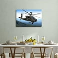 thumbnail image 2 of Military Aircraft AH-64 Apache Attack Helicopter Poster Canvas Picture Printing Wall Art Modern Aesthetic Decoration Suitable for Office Home Bedroom Gift, 2 of 8