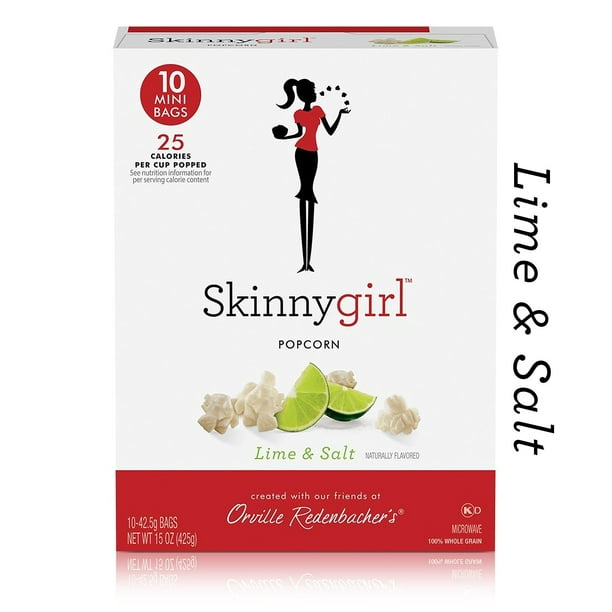 Orville Redenbacher S Skinnygirl Lime Sea Salt Microwave Popcorn Mini Bags 1 5 Oz 12 Ct Walmart Com