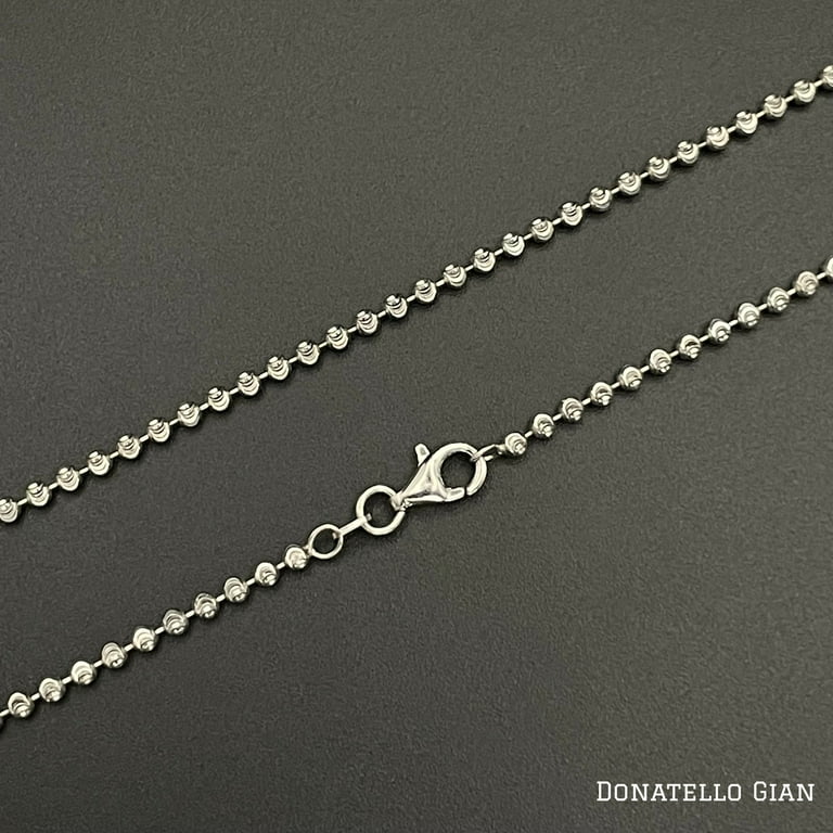 2mm Sterling Ball Chains - 16 2mm Sterling Ball Chains - 16