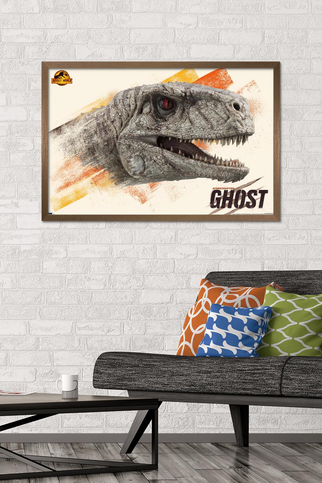 Jurassic World: Dominion - Ghost Wall Poster, 22.375" x 34" Framed