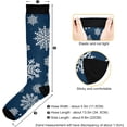thumbnail image 3 of FREEAMG Christmas Compression Socks Women Men Long Stocking (20-30mmHg) Travel Knee High Stockings for Athletic Sports,Running,Cycling,Nursing, 3 of 7