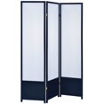 thumbnail image 1 of Coaster Wood Three Panels Folding Screen Room Divider in Black, 1 of 3