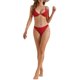 thumbnail image 2 of INSPIRE CHIC Conjuntos de Bikini de Mujer con Aros Halter de 2 Piezas, Tirantes Ajustables, Parte Inferior Triangular, Trajes de Baño, Rojo Pequeño, 2 of 5