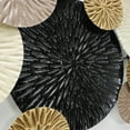 thumbnail image 5 of LuxenHome Multi-Color Coastal Abstract 47.25-Inch Wide Metal Wall Decor, 5 of 6