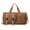 Brown, variant on Corduroy Strawberry Travel Duffel Bag for Women Girls Large Weekender Bag with Shoe Compartment Wet Pocket Foldable Overnight Dance Gym Sports Bag (Black)