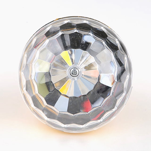 Lámpara de fiesta RGB de adorno de bombillas de cristal giratorias de colores LED para bodas de vacaciones Tmvgtek Para estrenar