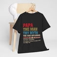 thumbnail image 6 of Papa The Man The Myth Shirt, Funny Gift For Husband/Dad ID-0517-3JF6, 6 of 11