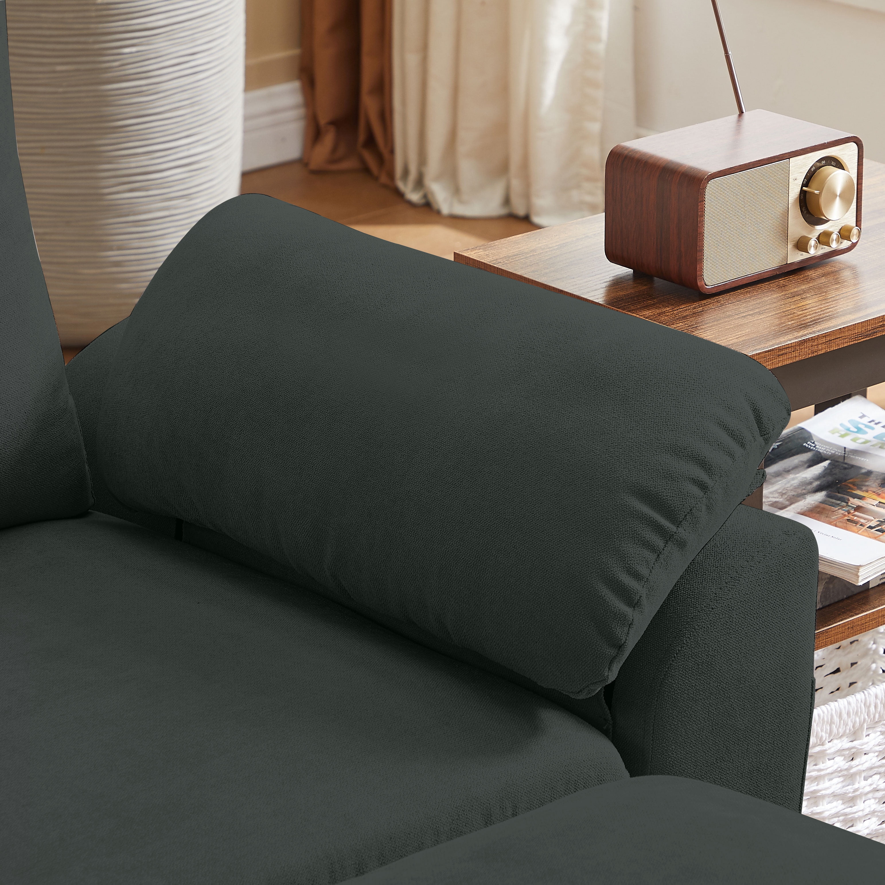 Pingliang Home Sectional Sofa Couch with Storage Ottoman,Modern 3 Seat L Shaped Sofa Couch for Living Room Apartment Studio Office