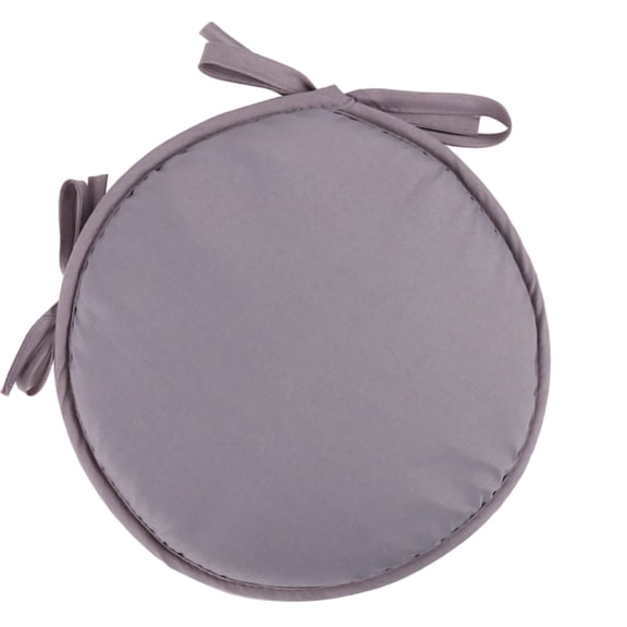 ETEREAUTY Light Grey Round Seat Cushion for Home and Office Use, Comfortable Sponge Chair Pad for Dining, Restaurant Seating