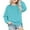 Light Blue, variant on Kids Sweatshirts for Boys Long Sleeve Red Sweatshirt Girls Crewneck Loose Fit Pullover Tops Fall Winter Clothes Girls Clothes 7 Years