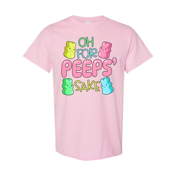 Inktastic Oh for Peeps' Sake Easter Bunnies T-Shirt