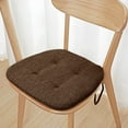 thumbnail image 4 of Dining Chair Cushions with Removable Cover& Ties - 16.93"x16.14" Non- Seat Pads for U-Shaped Chairs - High-Resilience Foam Kitchen Chair Cushions for Home,Restaurant & Office - Washable & Durable, 4 of 4