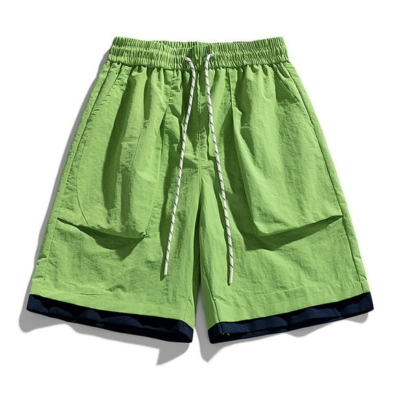 Ceisia Men's Relaxed Light Functional Gift Cargo Casual Shorts Lightweight 3D Pockets Mountain Embroidery Multi-Color
