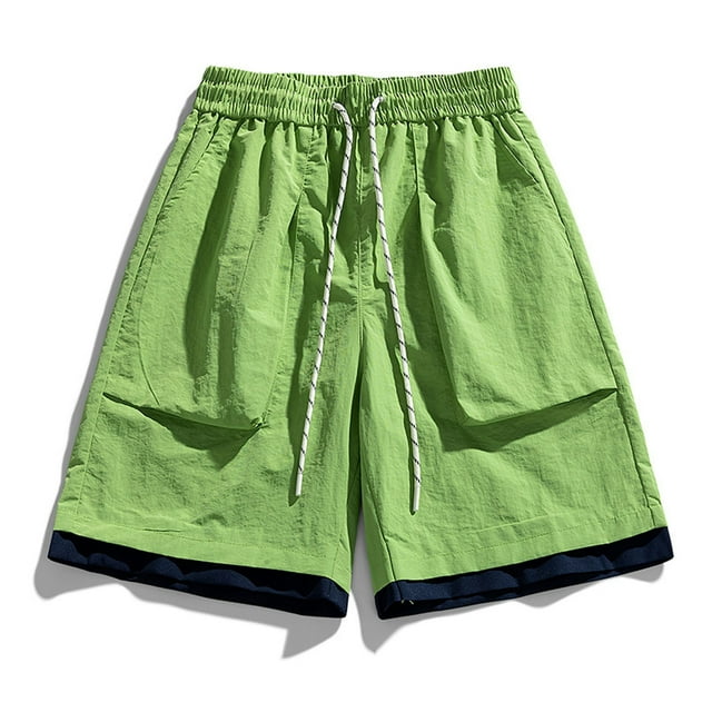 Ceisia Men's Relaxed Light Functional Gift Cargo Casual Shorts Lightweight 3D Pockets Mountain Embroidery Multi-Color