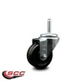 thumbnail image 2 of 3 Inch Phenolic Wheel Swivel 3/4 Inch Threaded Stem Caster Service Caster, 2 of 2