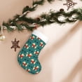 thumbnail image 7 of Yiaed Cartoon Poodle Dog Print Christmas Stockings, Christmas Stockings Hanging Ornaments, Christmas Stockings for Family Christmas Holiday Decorations, 7 of 7