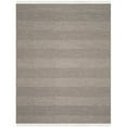 thumbnail image 2 of SAFAVIEH Montauk Karlene Geometric Striped Cotton Runner Rug, Ivory/Anthracite, 2'3" x 22', 2 of 8