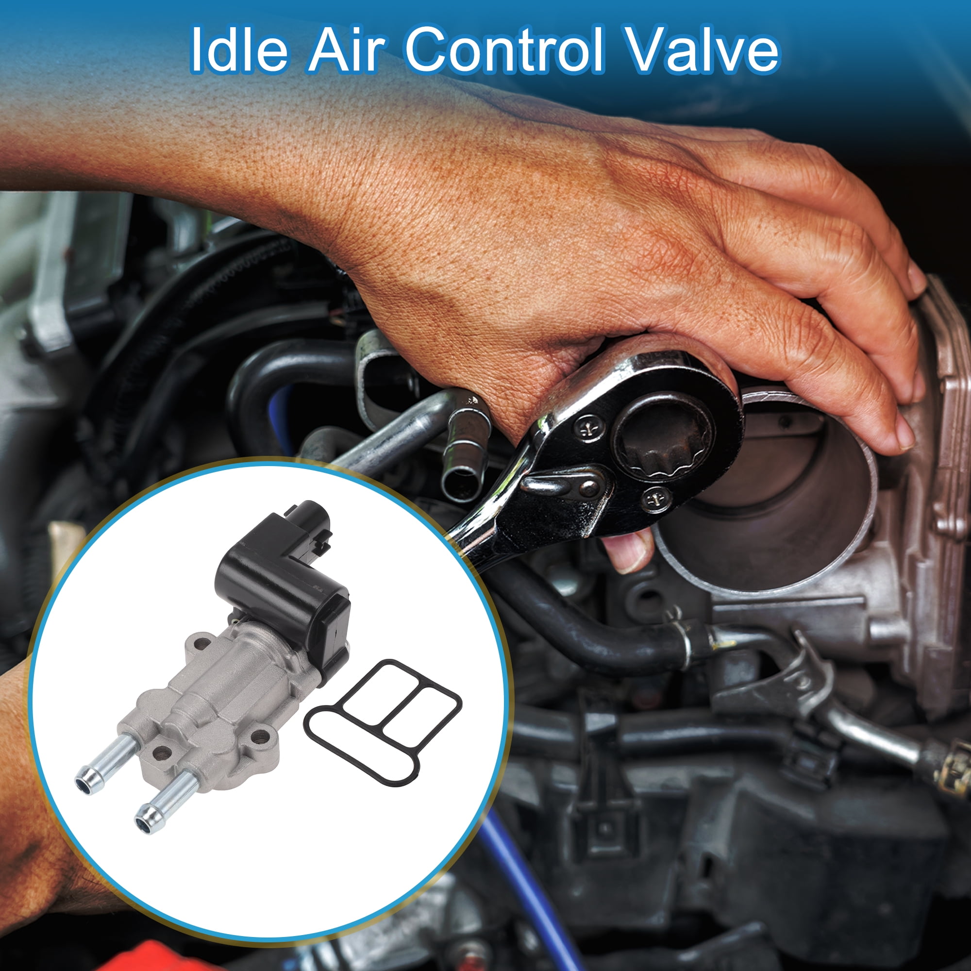 Unique Bargains Car Idle Air Control Valve for Toyota Corolla 2003-2006, for Toyota Matrix 2003-2006 Replace No.2227022061 IACV Idle Motor Idle Air Control Valve